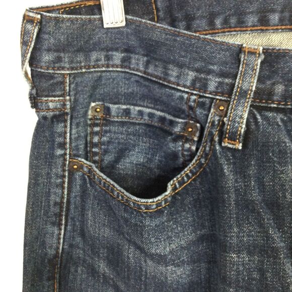 Levi's 527 Mens Slim Leg Jeans Dark Wash Blue Size 36X32 - Picture 11 of 16